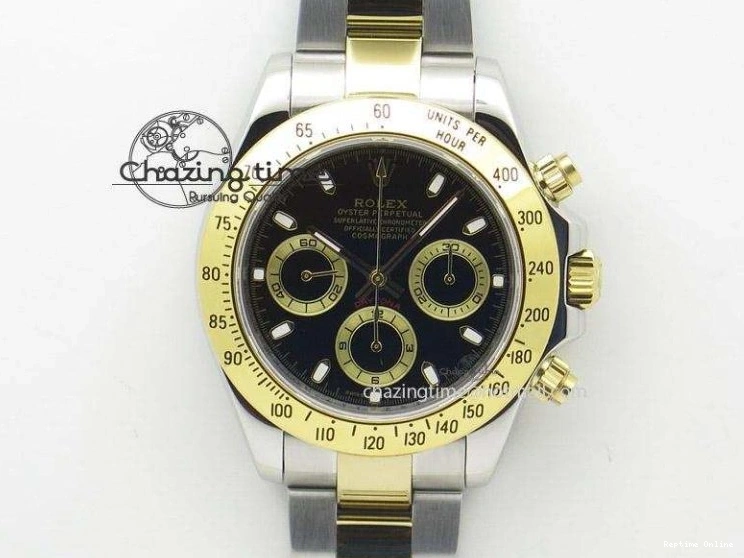 0204 Daytona 116523 SS YG VRF 1:1 Best Edition White Diamonds Dial on SS YG Bracelet A Premium 1644